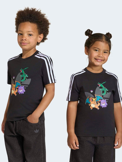 adidas Originals Black Pokemon Graphic T-Shirt - image 1