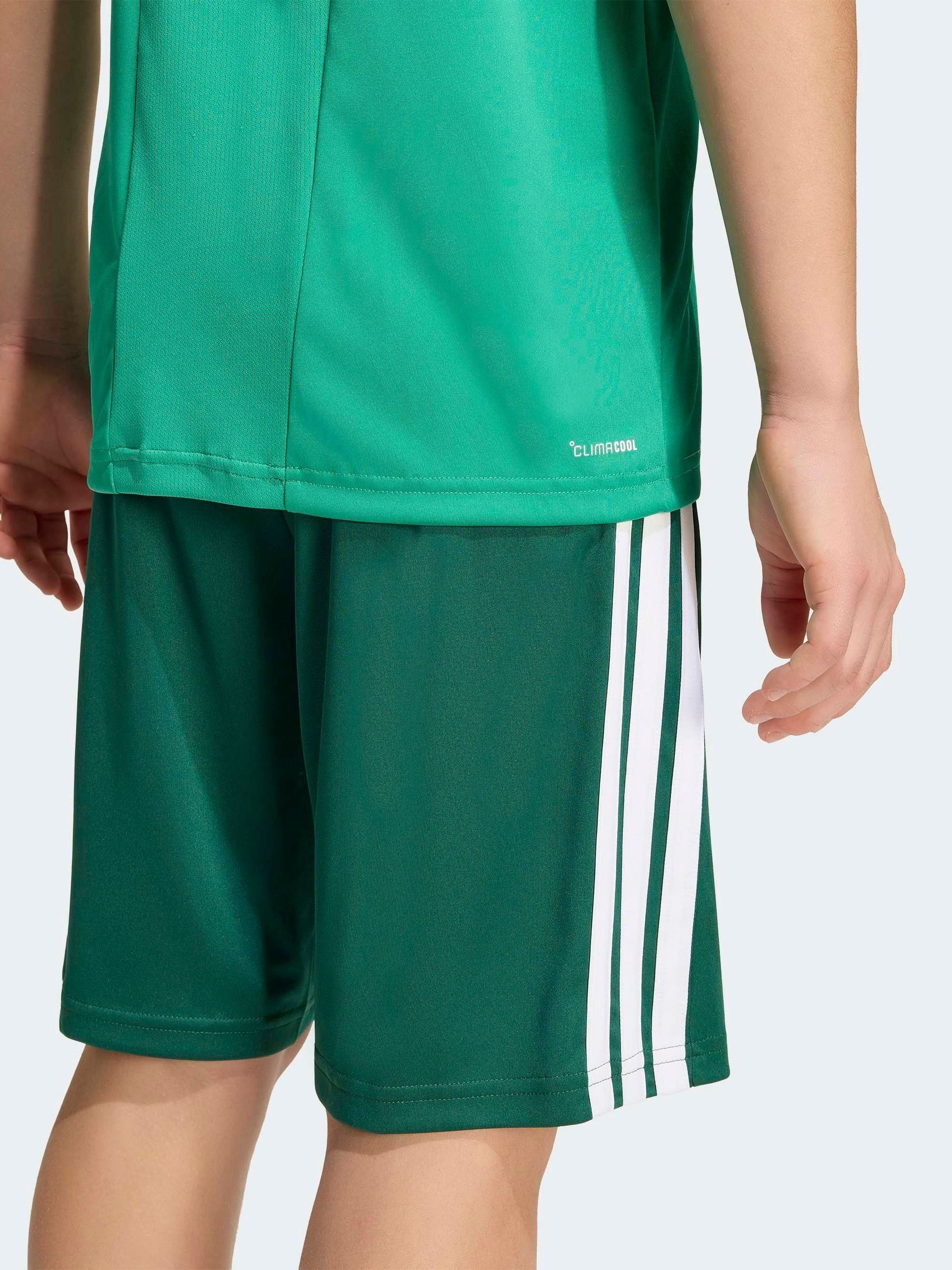 Dsiney Kidz - adidas Green Train Essentials 3-Stripes Kids T-Shirt & Shorts Set image 4