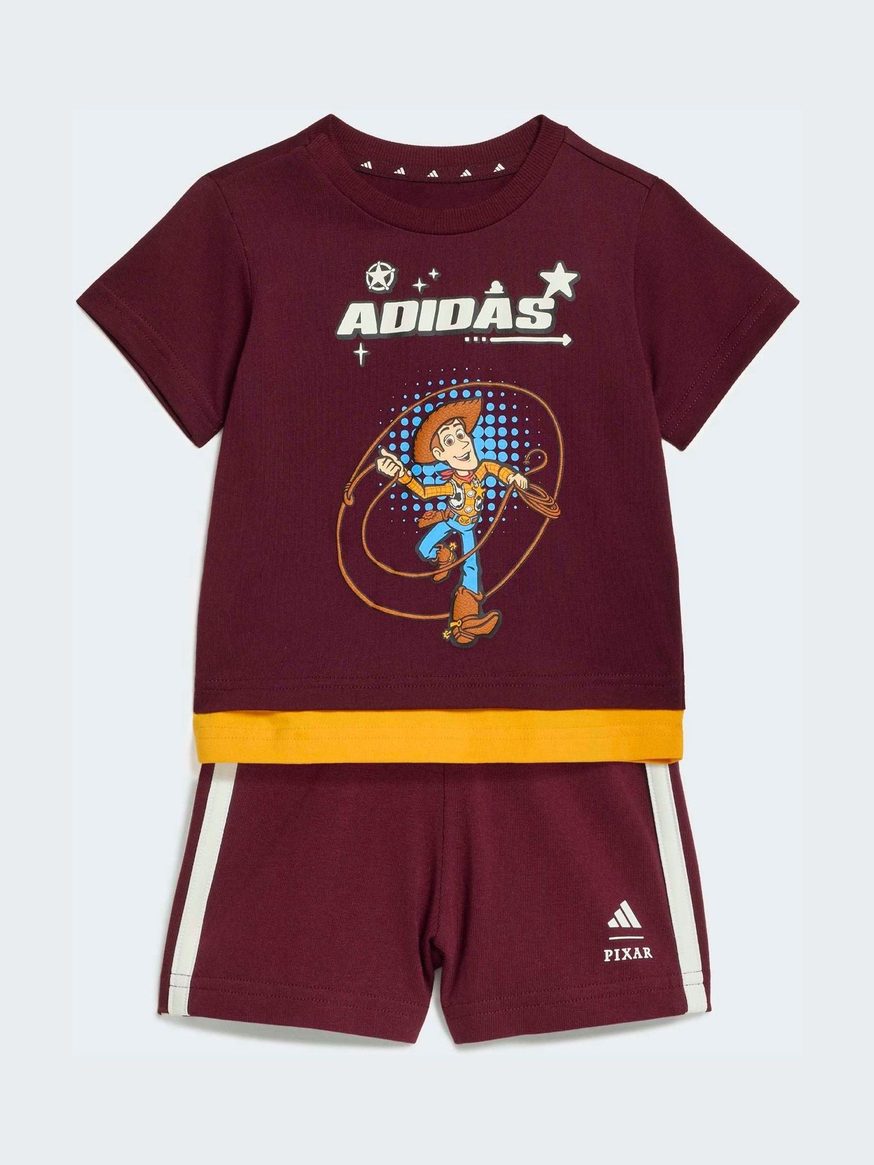 adidas Burgundy Red Toy Story Joggers Set image 1