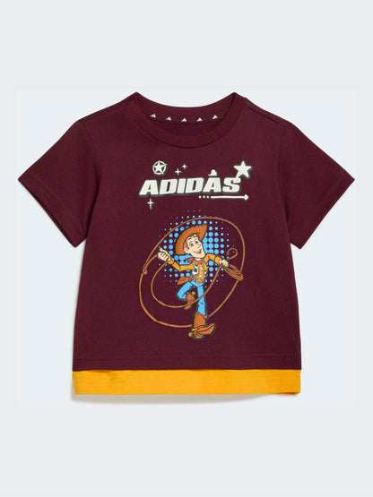 adidas Burgundy Red Toy Story Joggers Set image 2