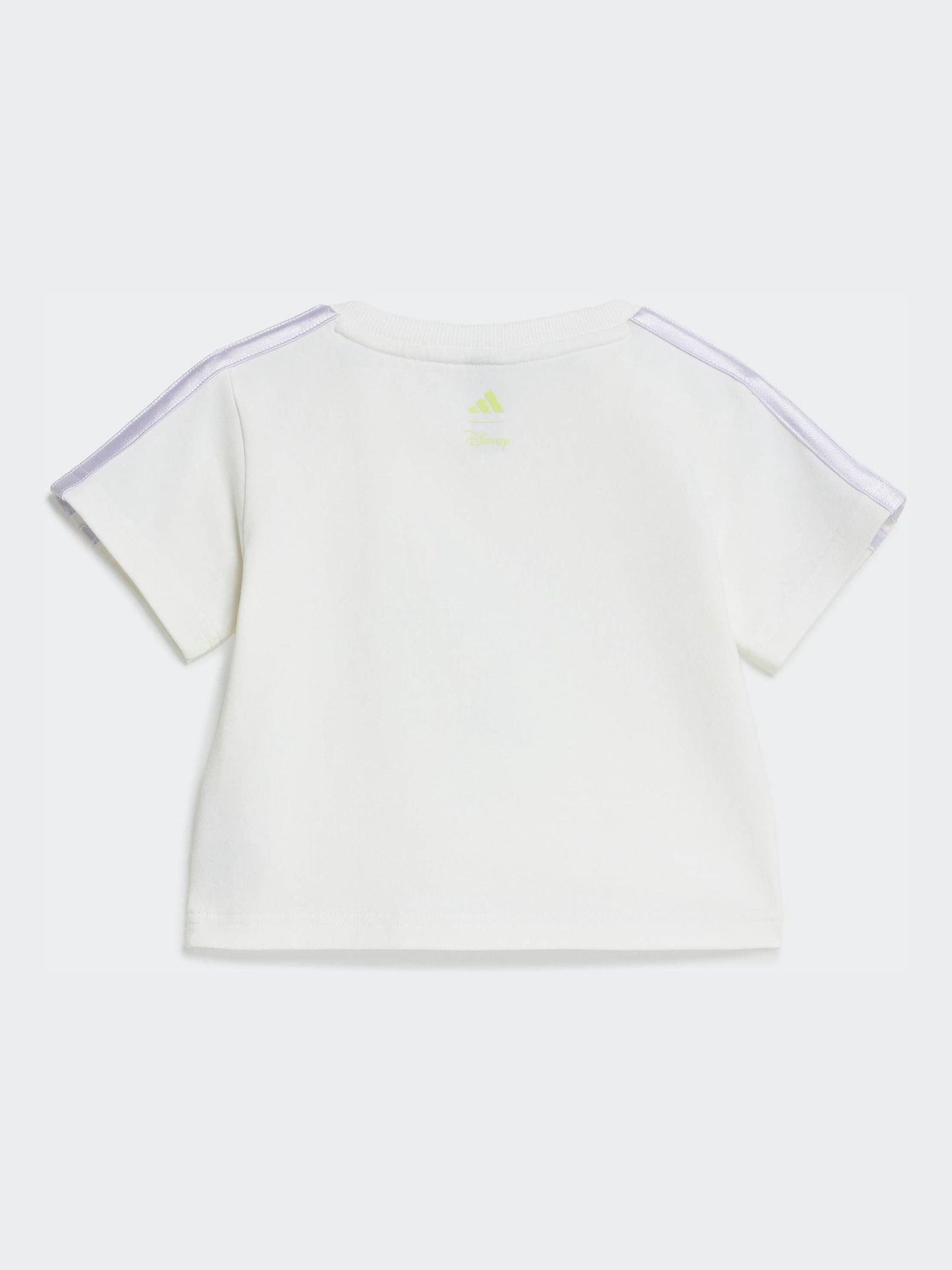 adidas White Junior Knitted Moana Top & Shorts Set image 3