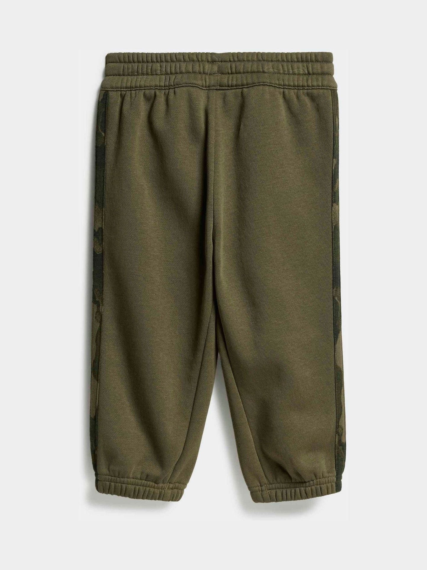 adidas Green Seasonal Essentials Camo Fleece Sweat Top and Joggers Set image 4