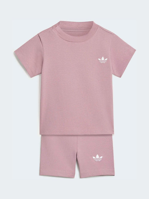 Dsiney Kidz - adidas Originals Purple Cycling Short T-Shirts Set image 1