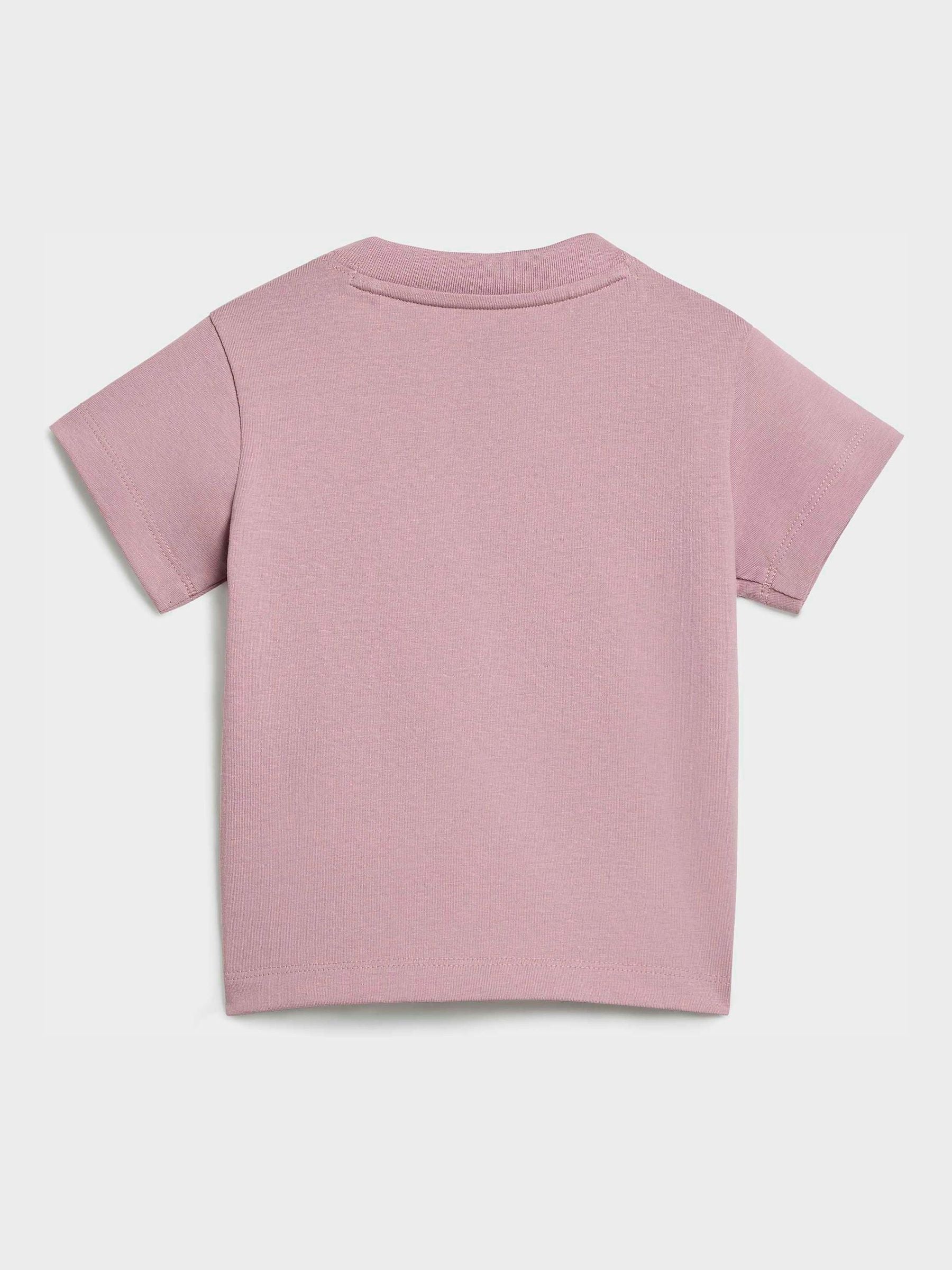 adidas Originals Purple Cycling Short T-Shirts Set image 3