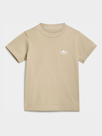 Dsiney Kidz - adidas Originals Brown T-Shirt and Short Set image 2