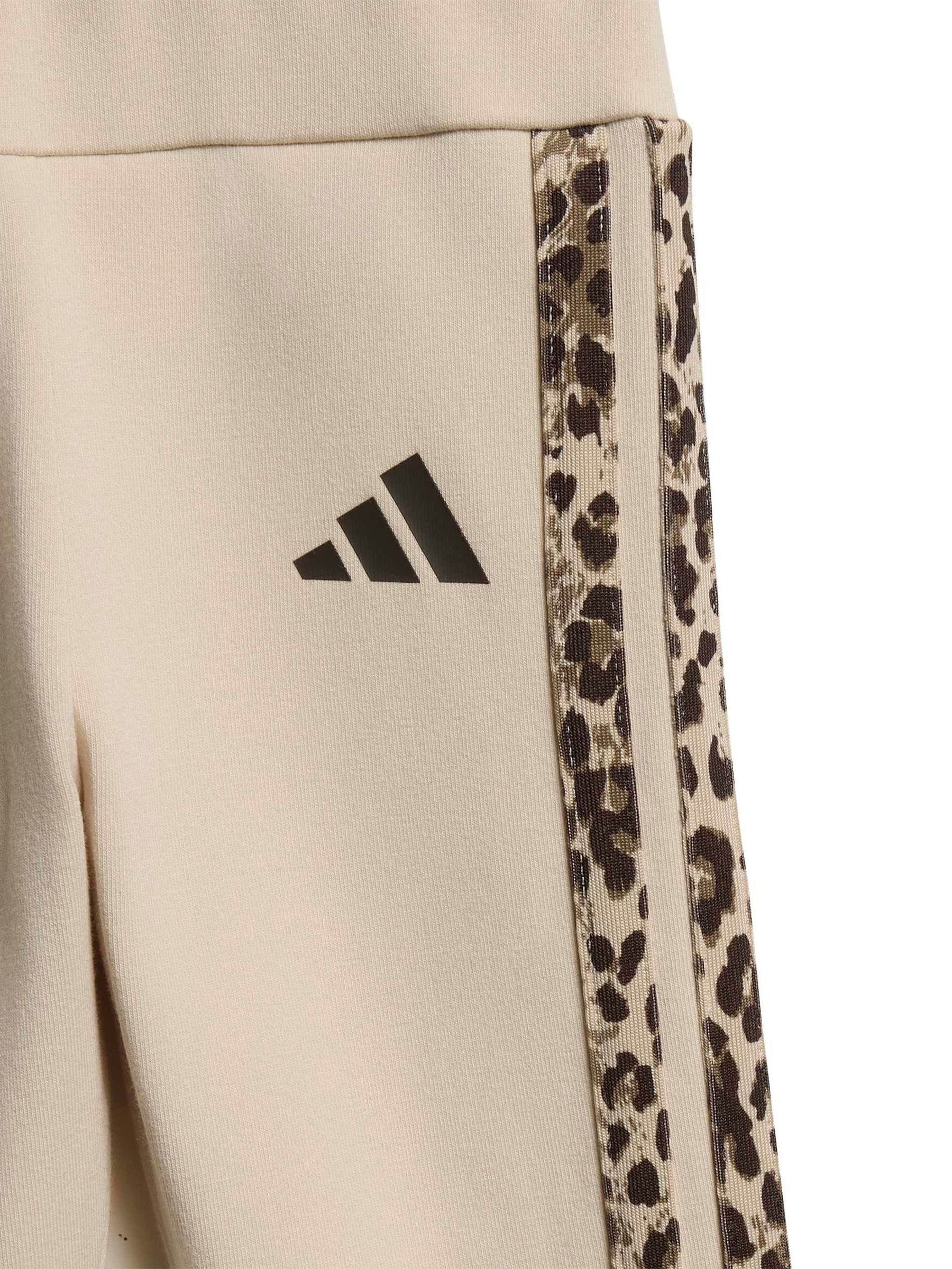 adidas Brown Sweat Top & Joggers Set image 5