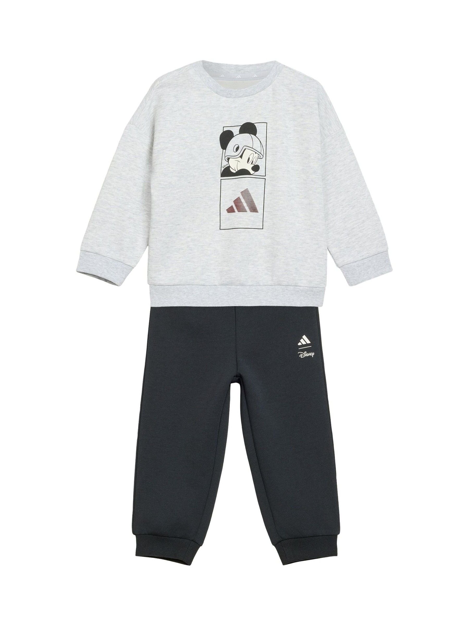 Dsiney Kidz - adidas Grey Mickey Mouse Sweatshirt and Joggers Set image 1
