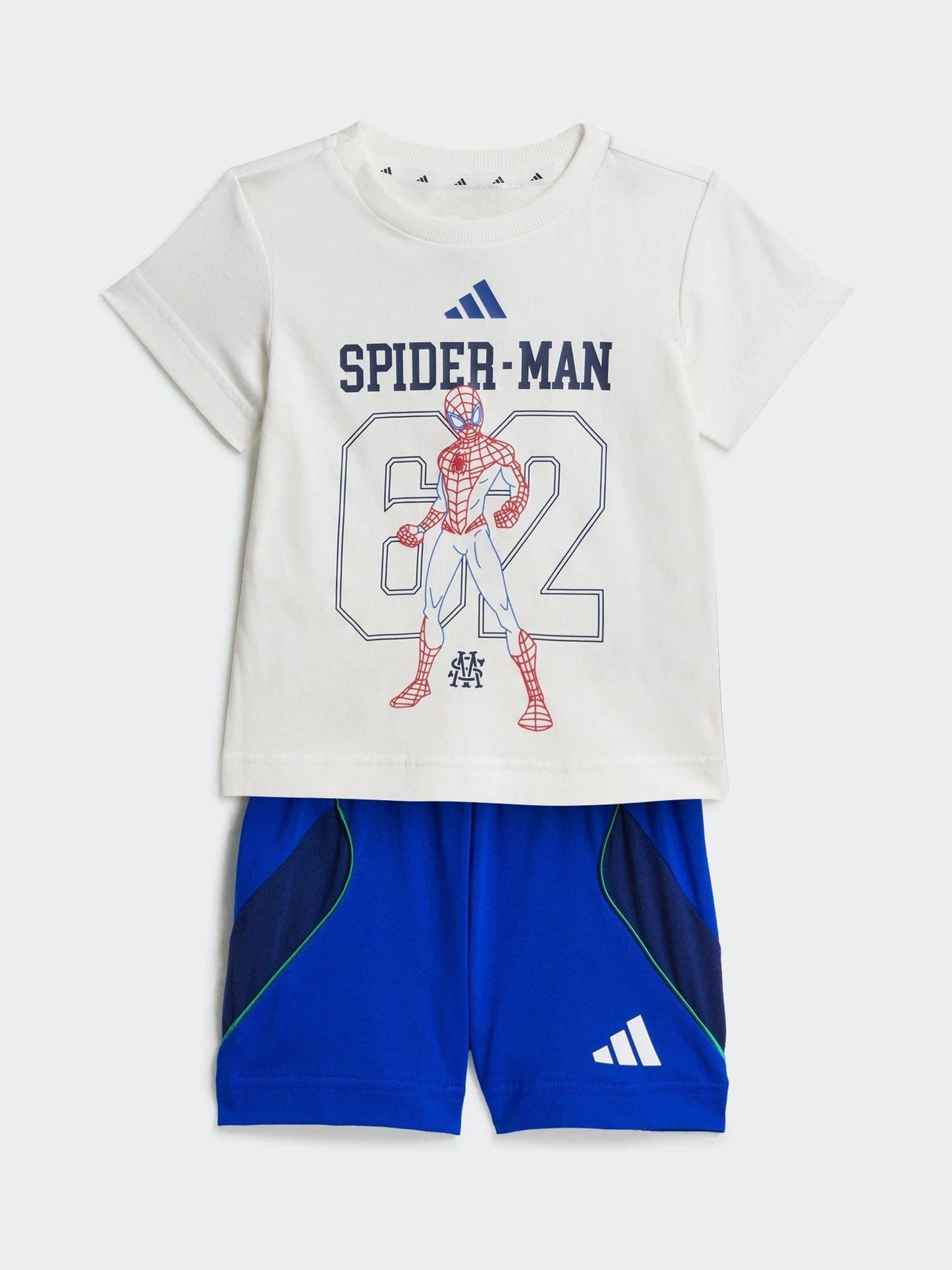 Dsiney Kidz - adidas White Adidas Marvel Spider-Man T-Shirt Set image 1