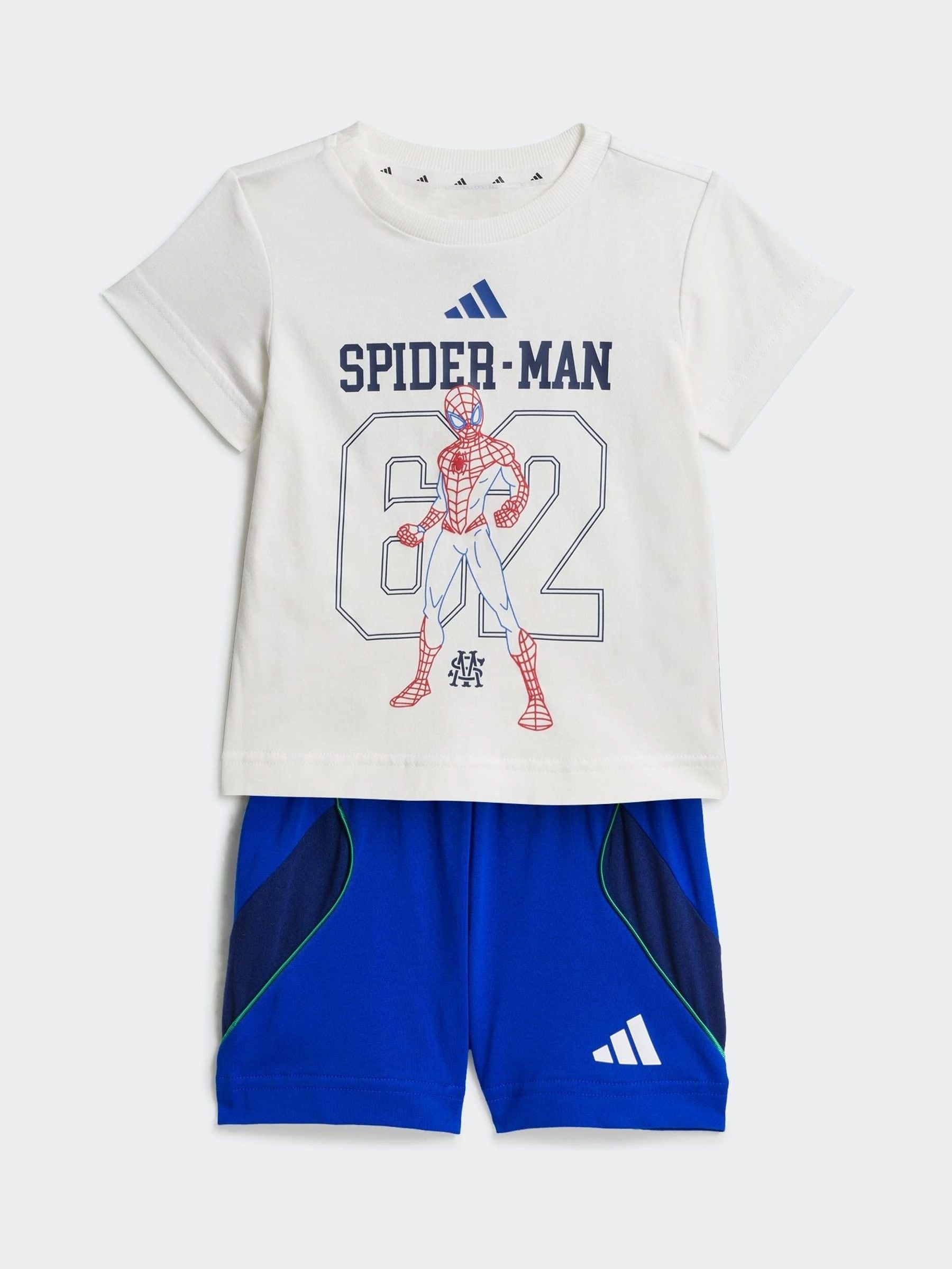 Dsiney Kidz - adidas White Adidas Marvel Spider-Man T-Shirt Set image 1