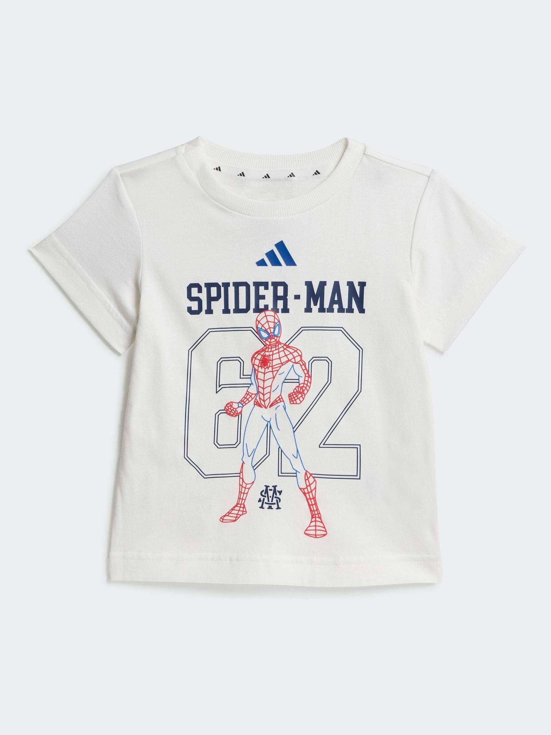 Dsiney Kidz - adidas White Adidas Marvel Spider-Man T-Shirt Set image 2