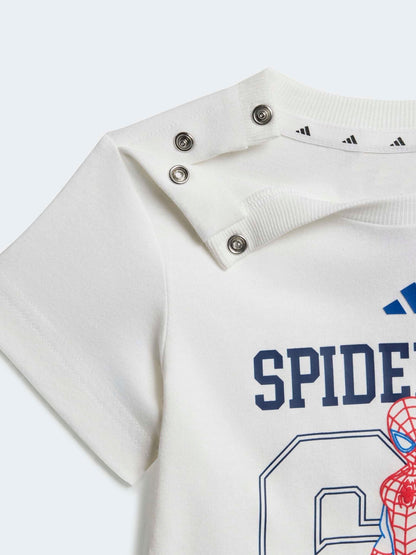 Dsiney Kidz - adidas White Adidas Marvel Spider-Man T-Shirt Set image 5