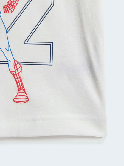 Dsiney Kidz - adidas White Adidas Marvel Spider-Man T-Shirt Set image 6