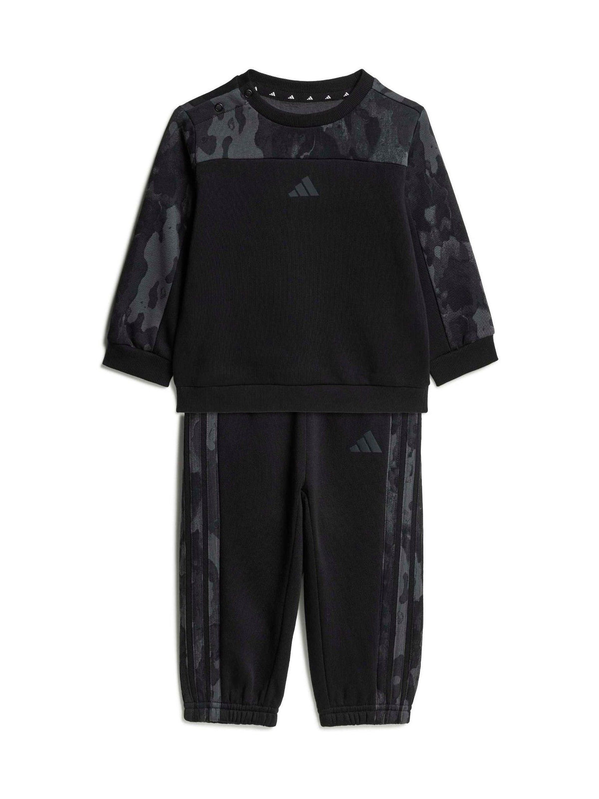 Dsiney Kidz - adidas Black Camo Print Top and Joggers Set image 1