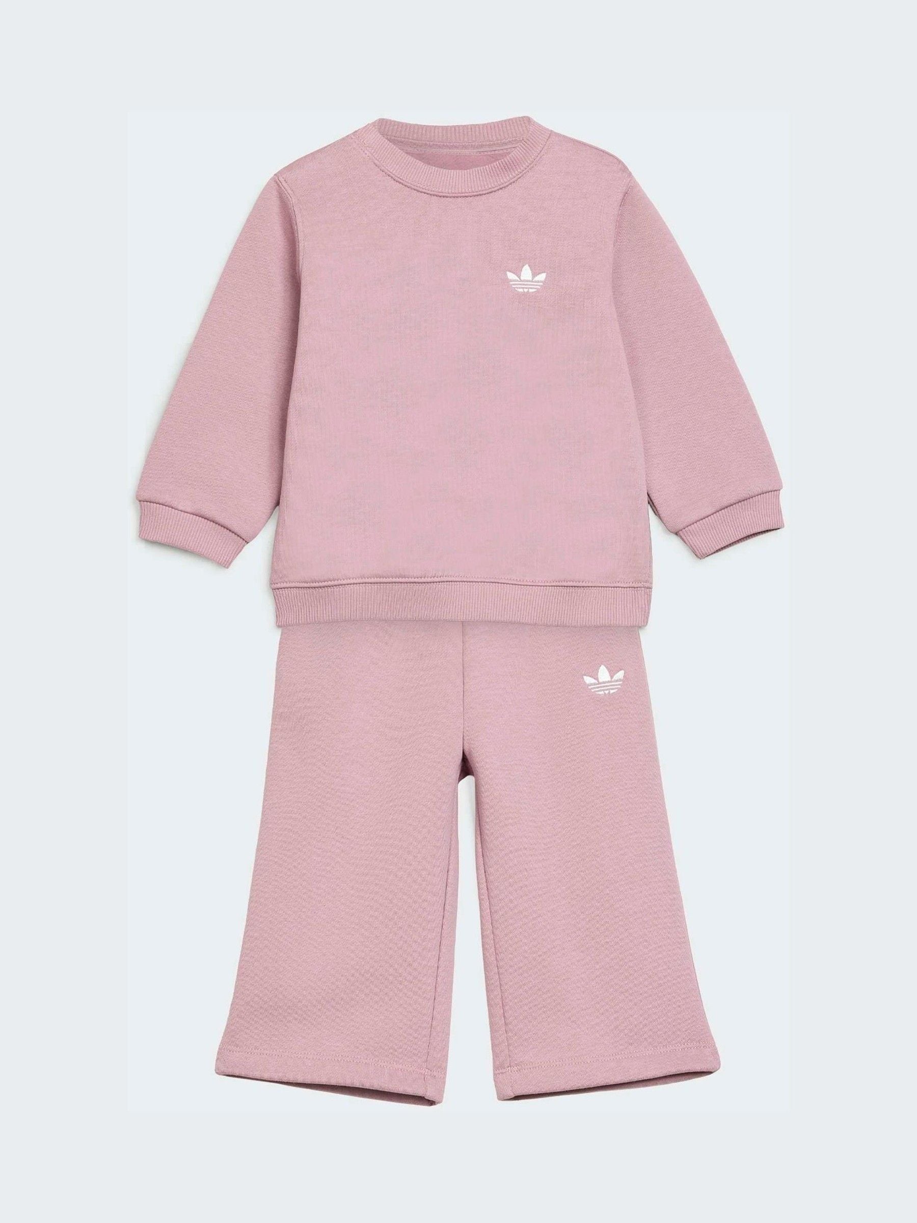 adidas Originals Purple Crew Neck Joggers Set image 1