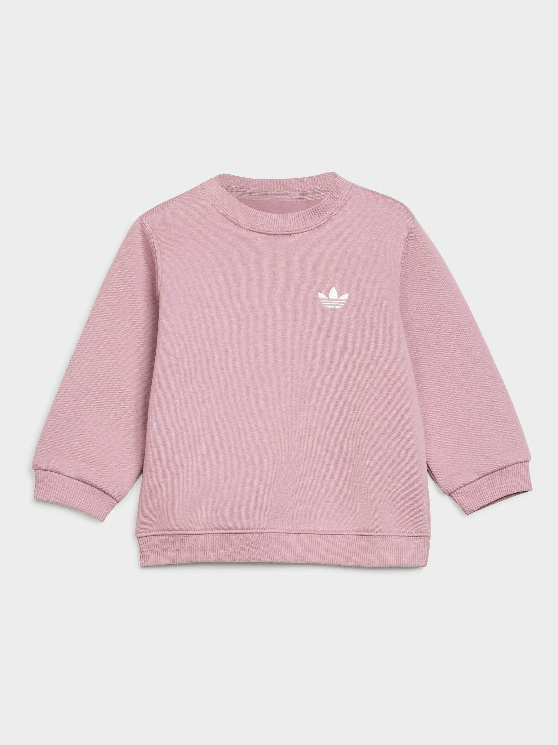 adidas Originals Purple Crew Neck Joggers Set image 2