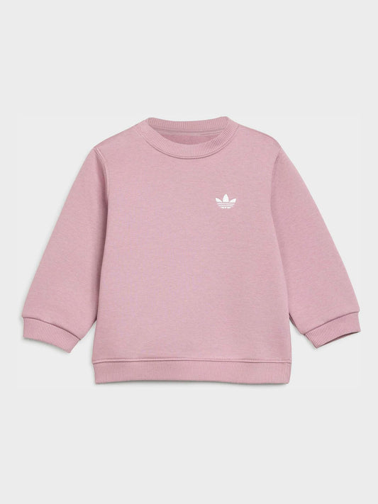 adidas Originals Purple Crew Neck Joggers Set image 2
