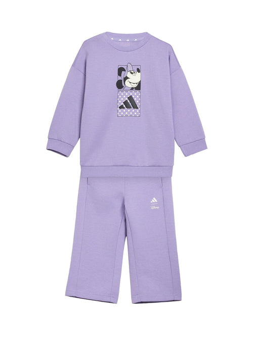 adidas Purple Infant Minnie Mouse Joggers Set image 1