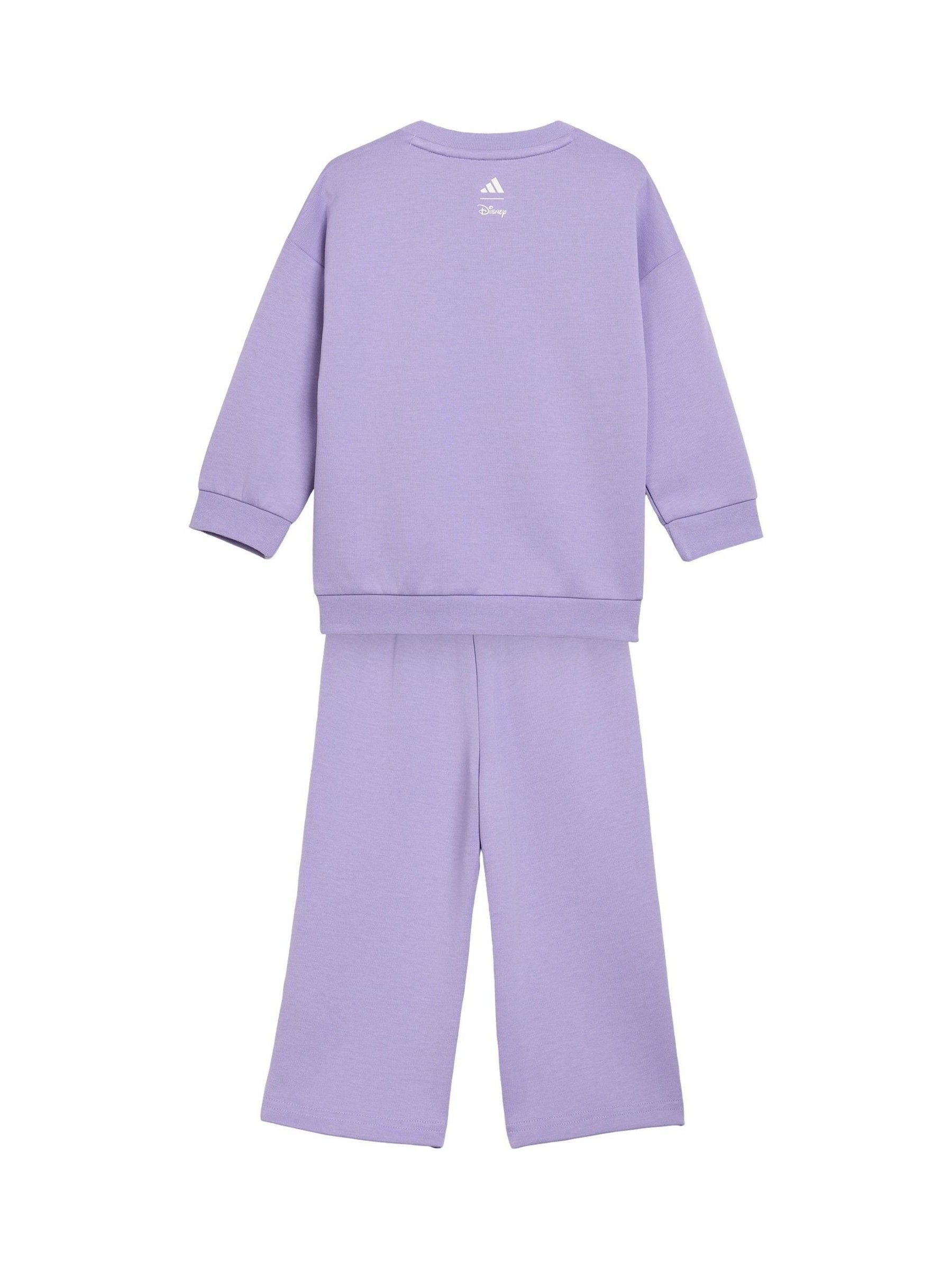 adidas Purple Infant Minnie Mouse Joggers Set image 2