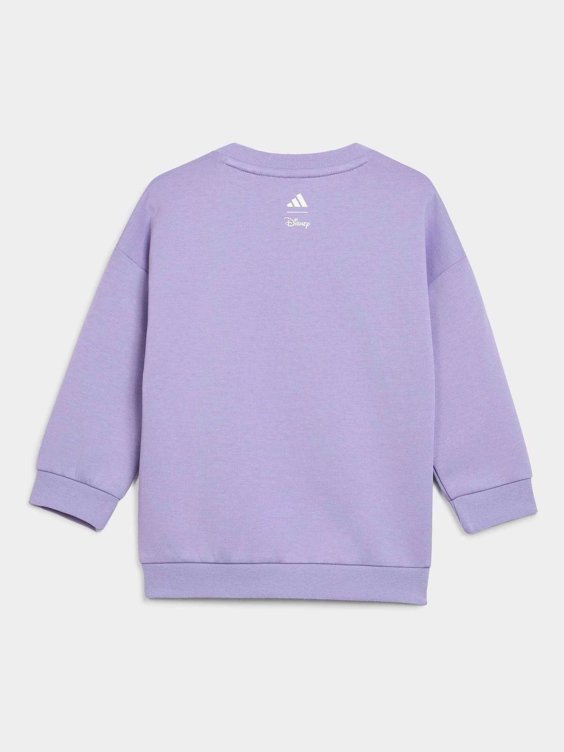 adidas Purple Infant Minnie Mouse Joggers Set image 4
