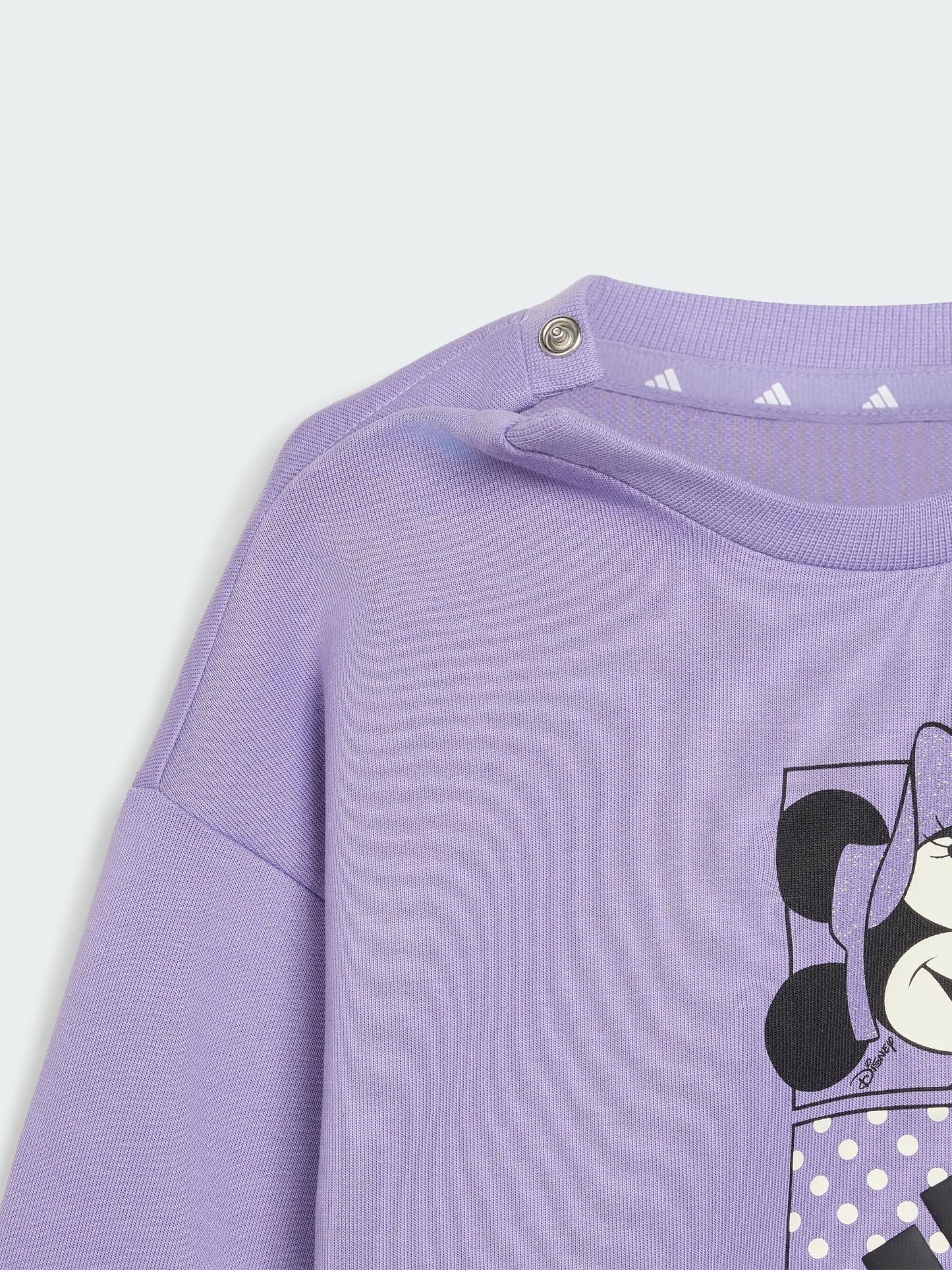 adidas Purple Infant Minnie Mouse Joggers Set image 6