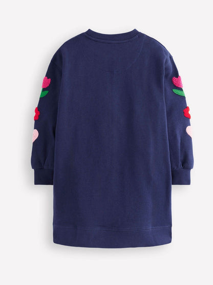 Boden Light Blue Relaxed Sweatshirt Dress image 2
