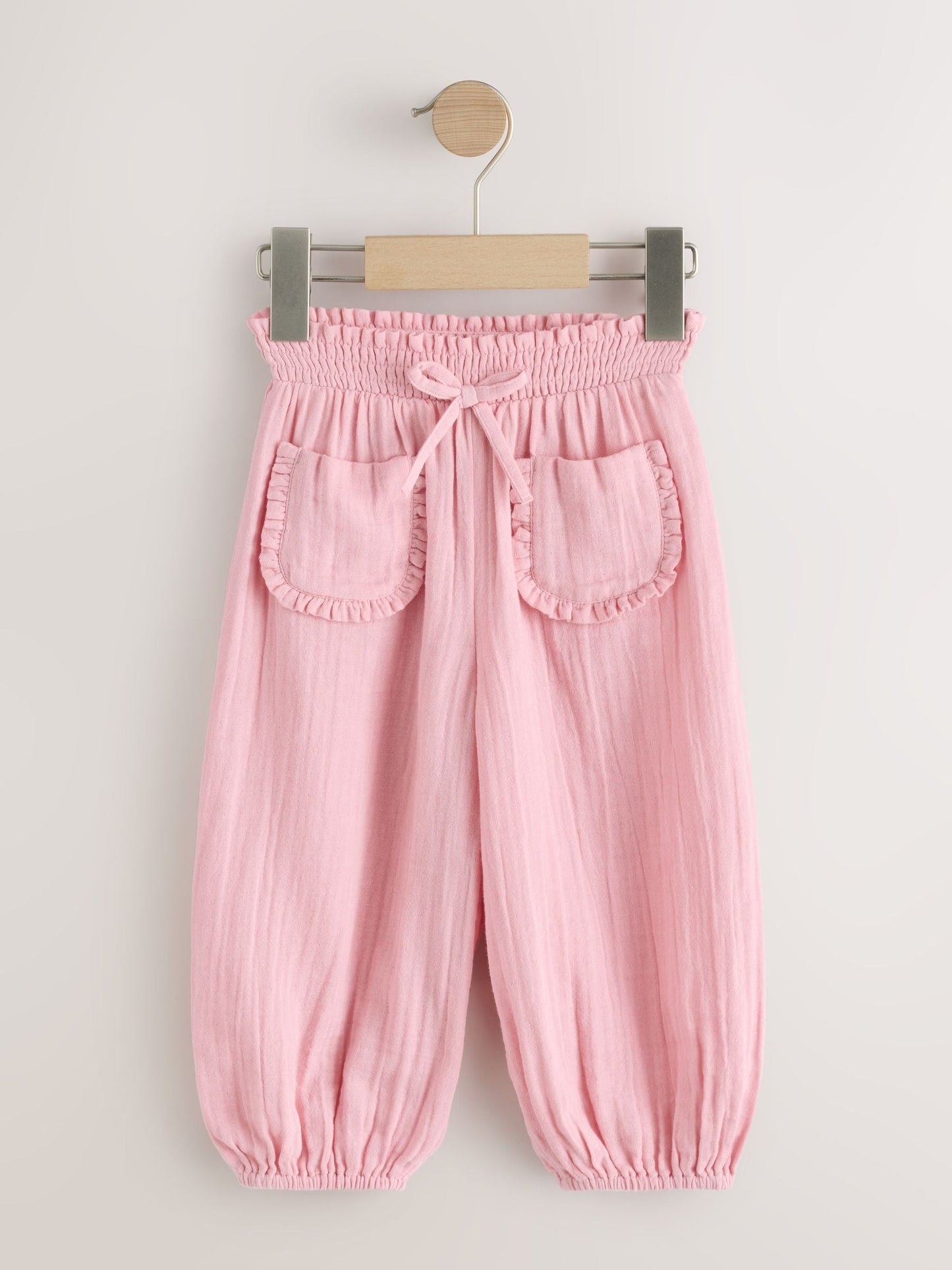 Pink & Floral Trousers 2 Pack (3mths-7yrs) image 8