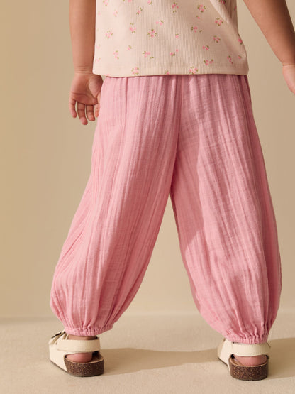 Light Pink Pull On Trousers (3mths-7yrs) image 3