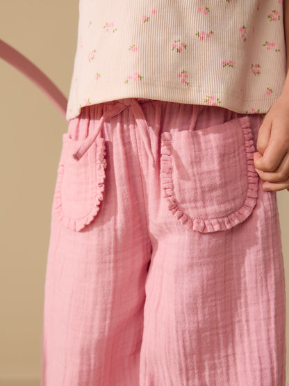 Light Pink Pull On Trousers (3mths-7yrs) image 4