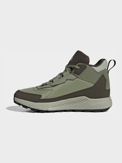 adidas Green Terrex Anylander Mid Trainers image 3