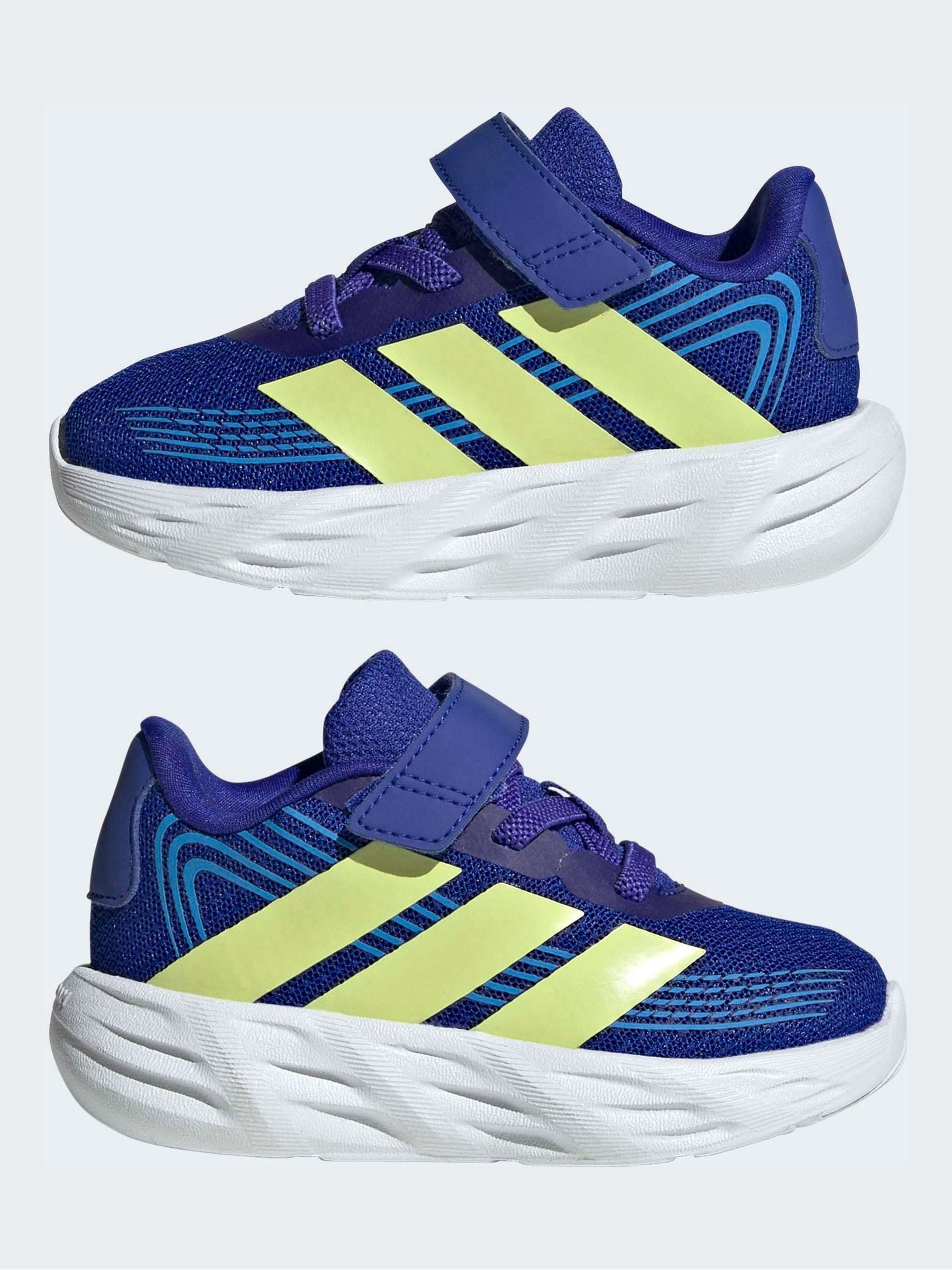 adidas Blue Galaxy Trainers image 3