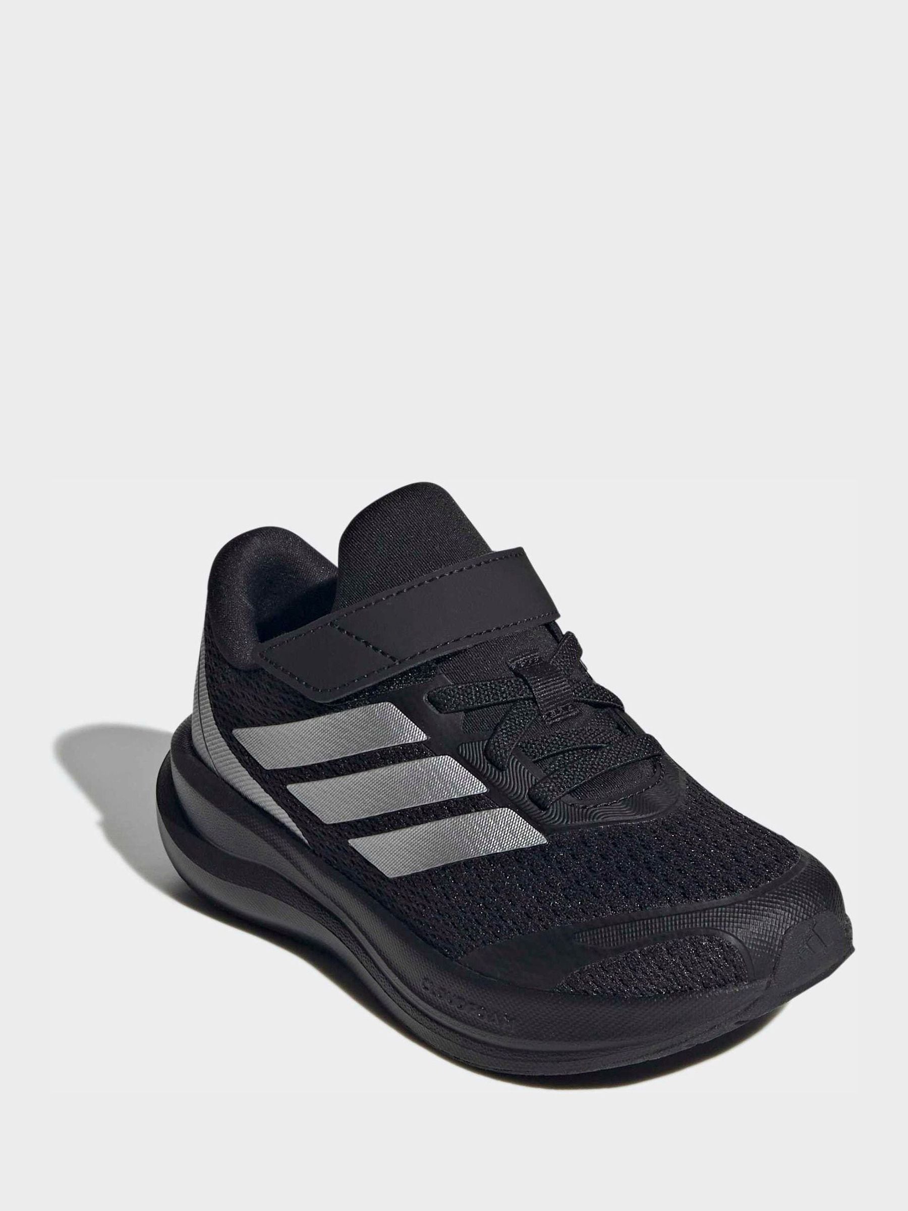 adidas Black/Silver Runfalcon 6 Kids Trainers image 1