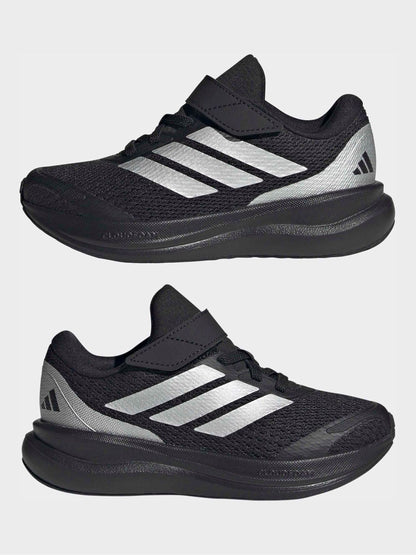 adidas Black/Silver Runfalcon 6 Kids Trainers image 5