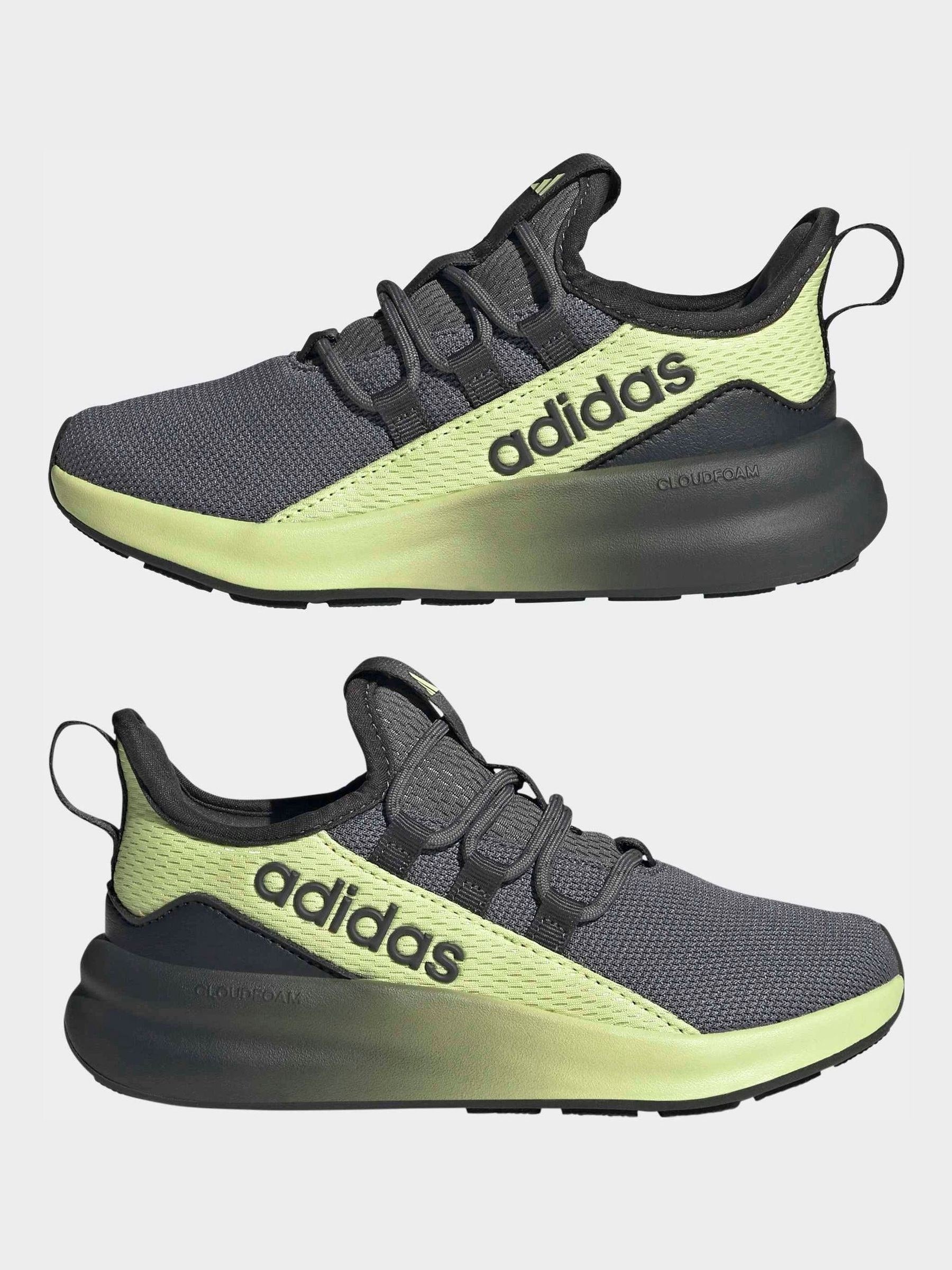 adidas Grey Lite Racer Adapt 8.0 K Trainers image 5