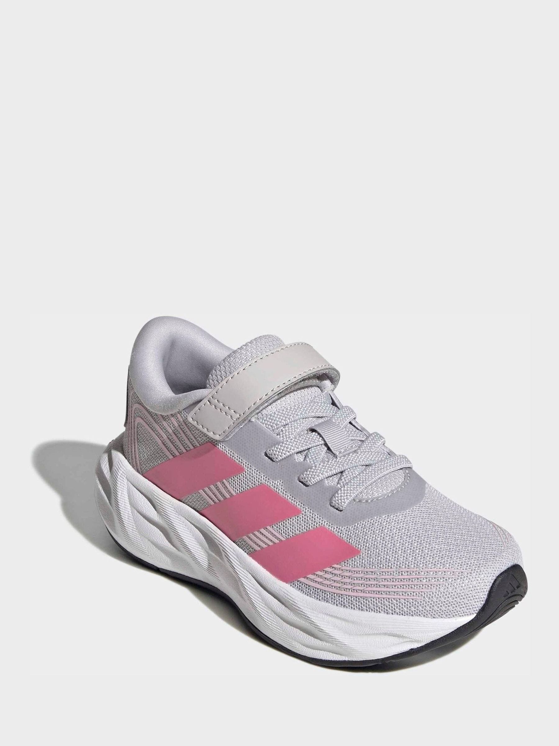adidas Grey Galaxy 8 Kids Trainers image 1