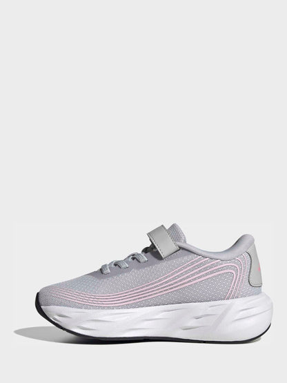 adidas Grey Galaxy 8 Kids Trainers image 4