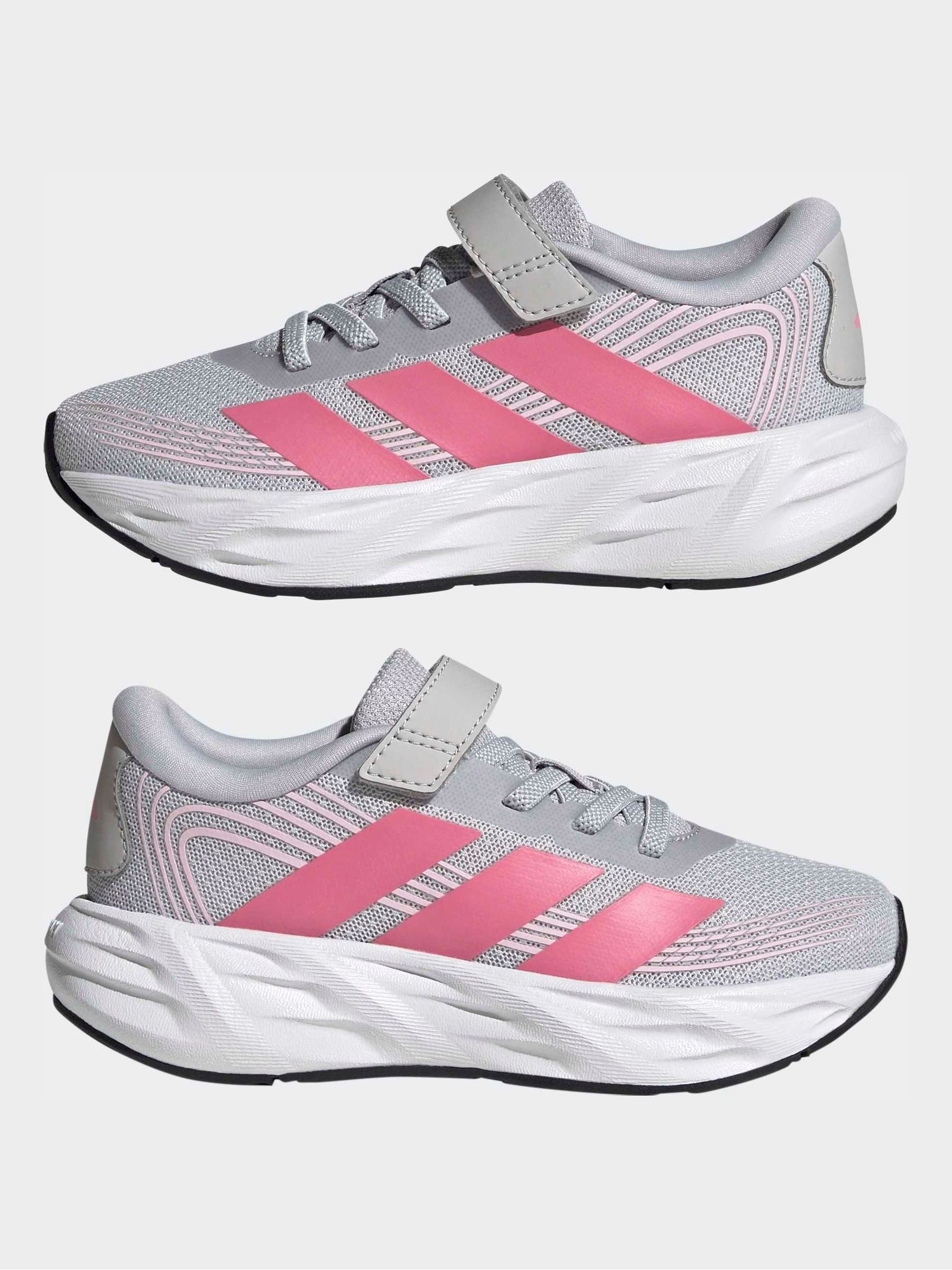 adidas Grey Galaxy 8 Kids Trainers image 8