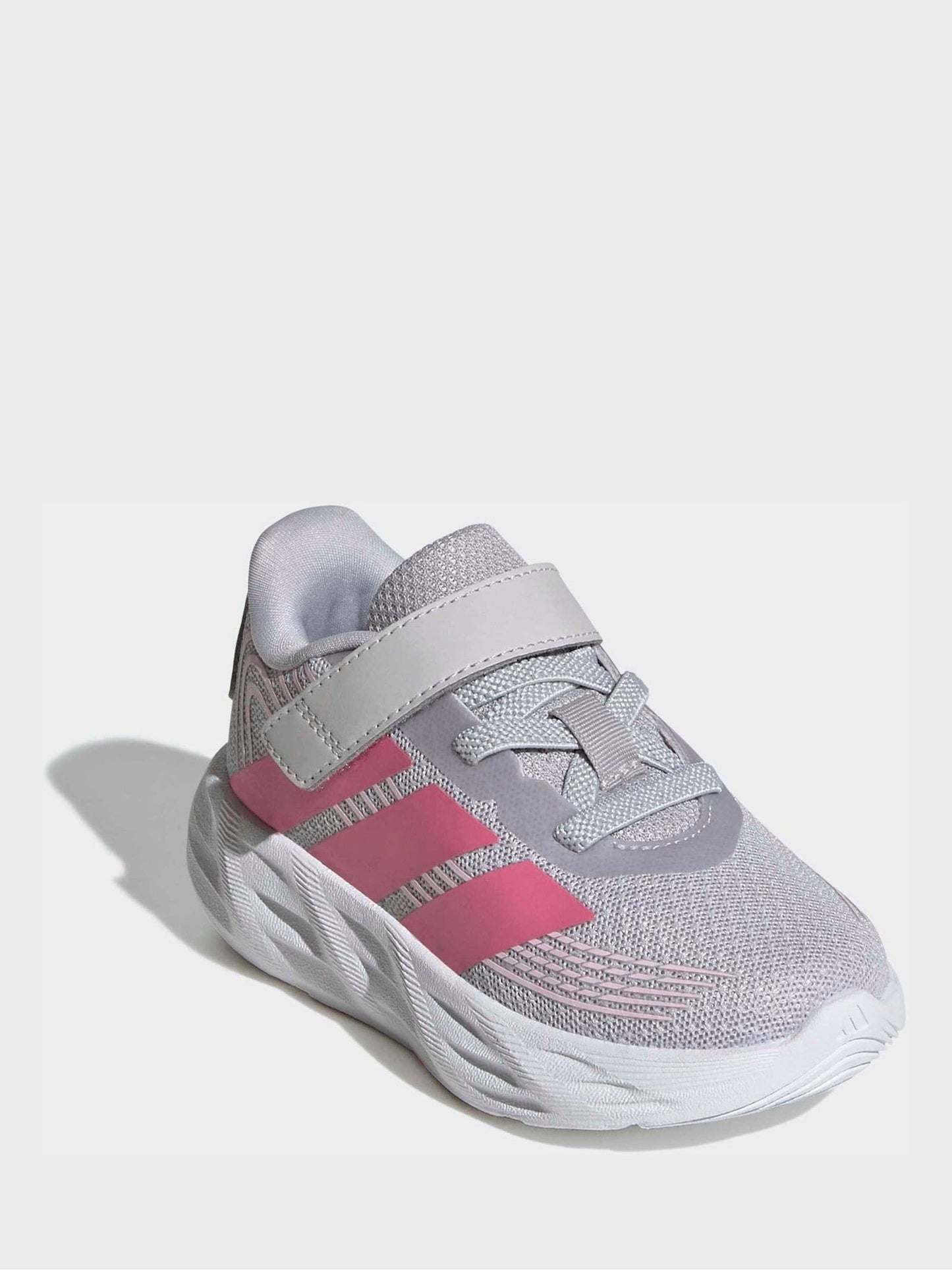 adidas Grey/Pink Galaxy Trainers image 1