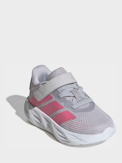 adidas Grey/Pink Galaxy Trainers image 1