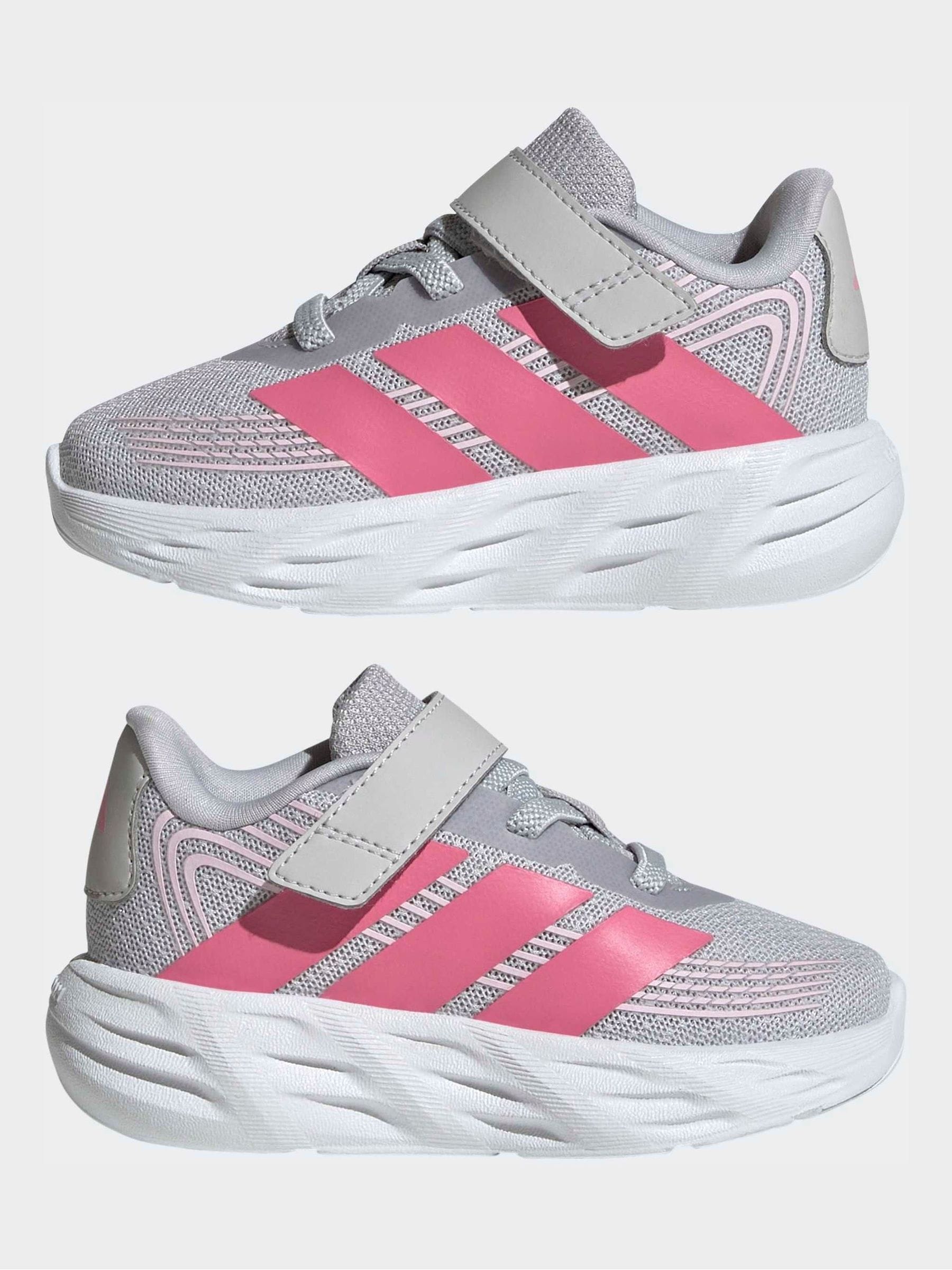 adidas Grey/Pink Galaxy Trainers image 3