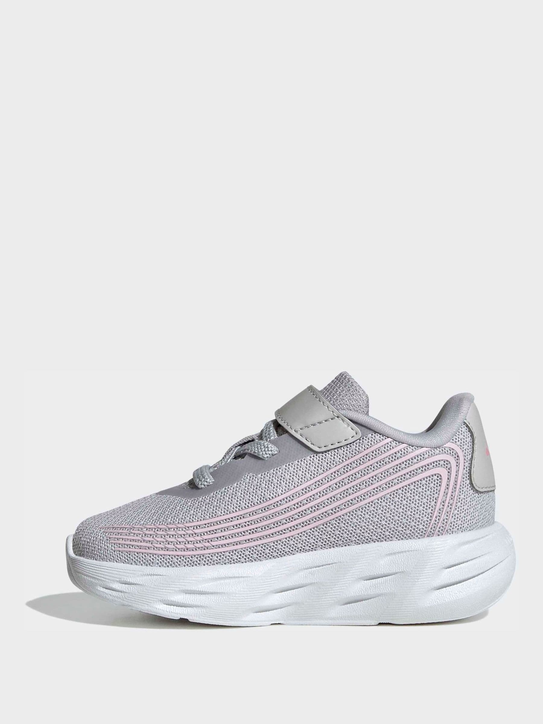 adidas Grey/Pink Galaxy Trainers image 8