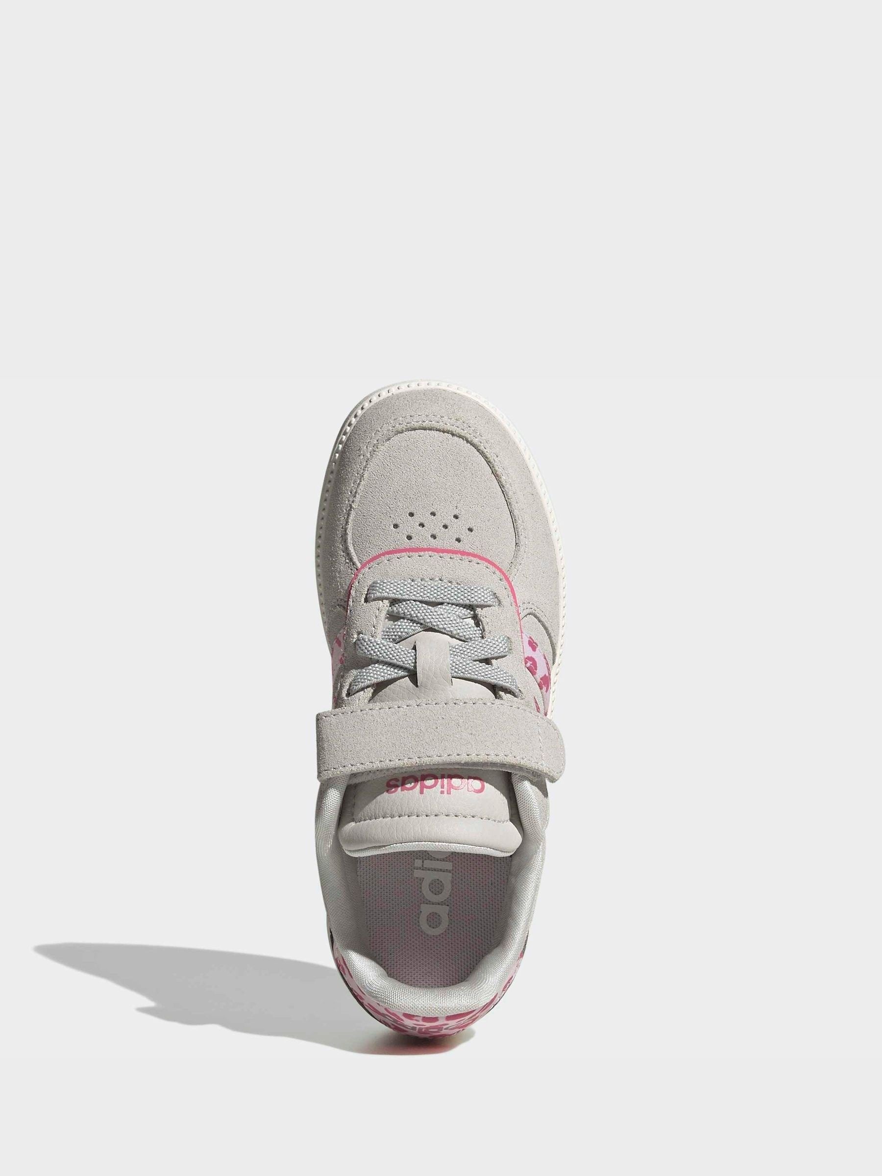 adidas Grey Breaknet Sleek Kids Trainers image 4