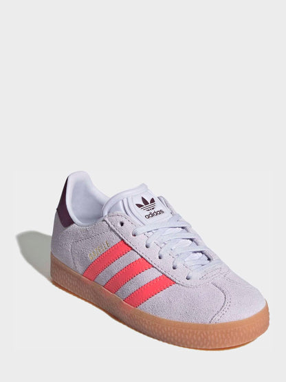 adidas Originals Purple Gazelle Kids Trainers image 1