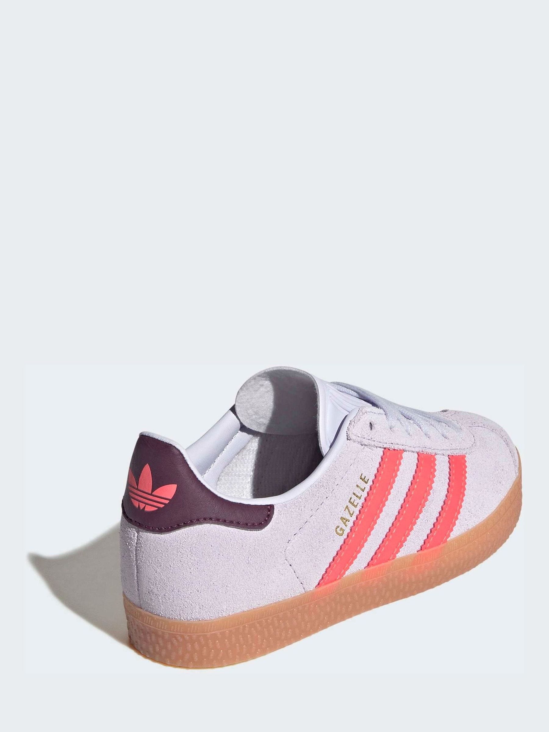 adidas Originals Purple Gazelle Kids Trainers image 2