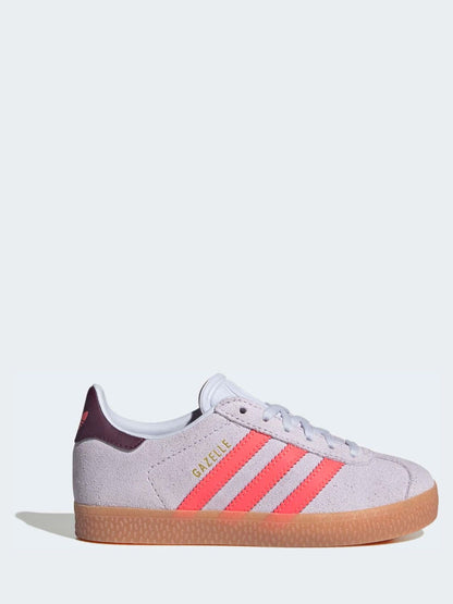 adidas Originals Purple Gazelle Kids Trainers image 3