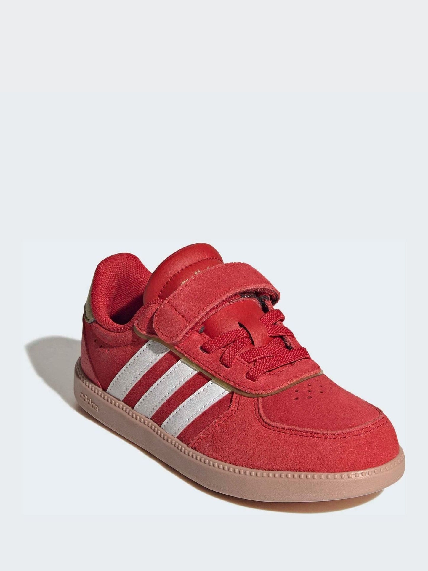 adidas Red Breaknet Sleek Kids Trainers image 1