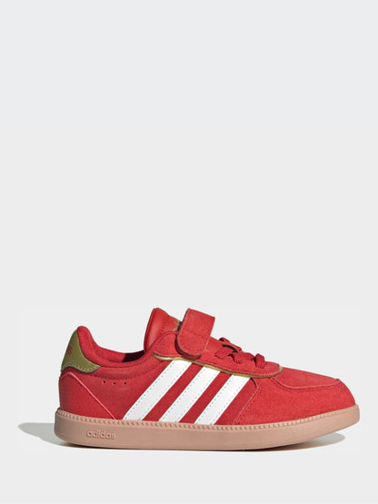 adidas Red Breaknet Sleek Kids Trainers image 3