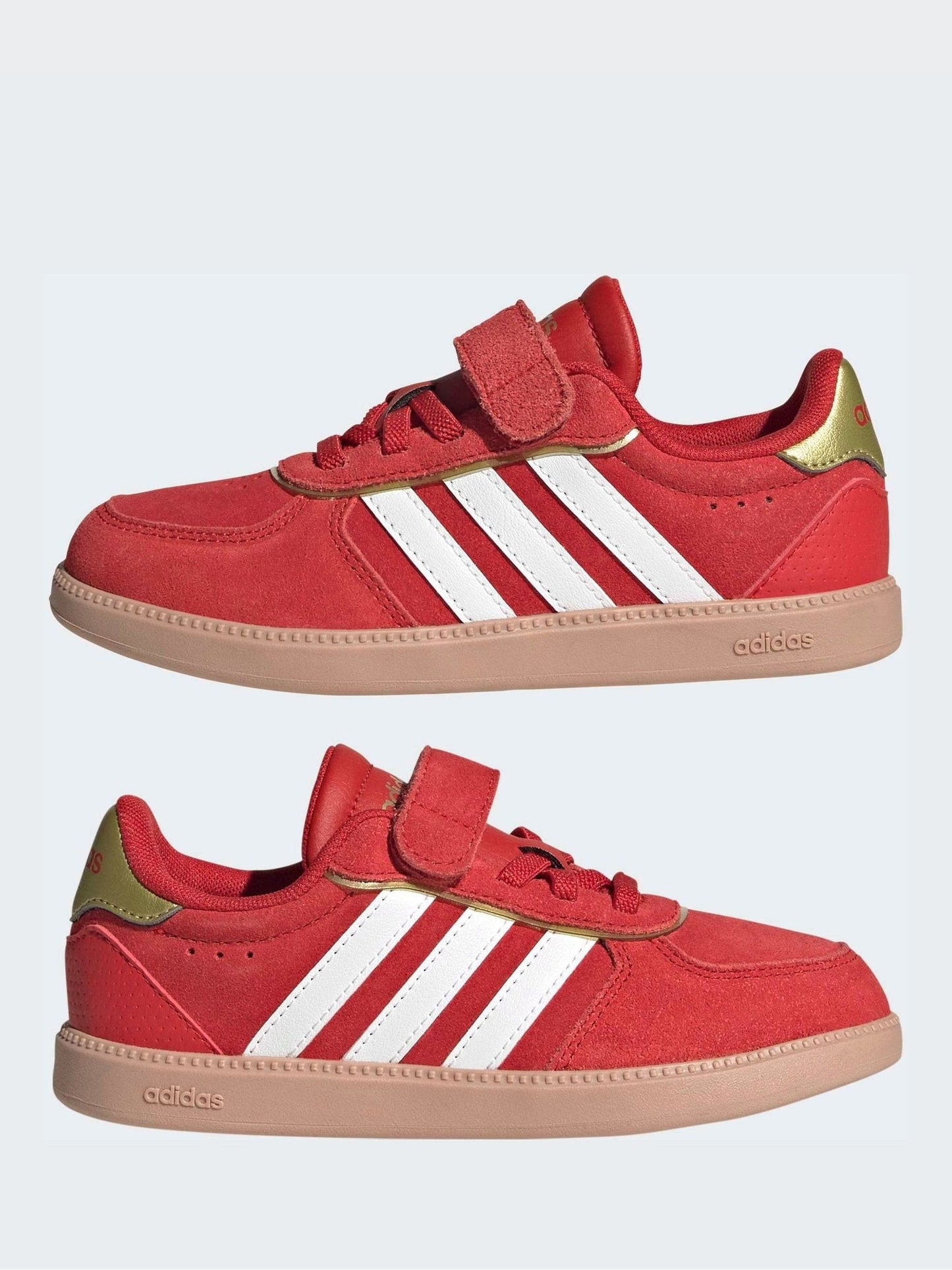 adidas Red Breaknet Sleek Kids Trainers image 5