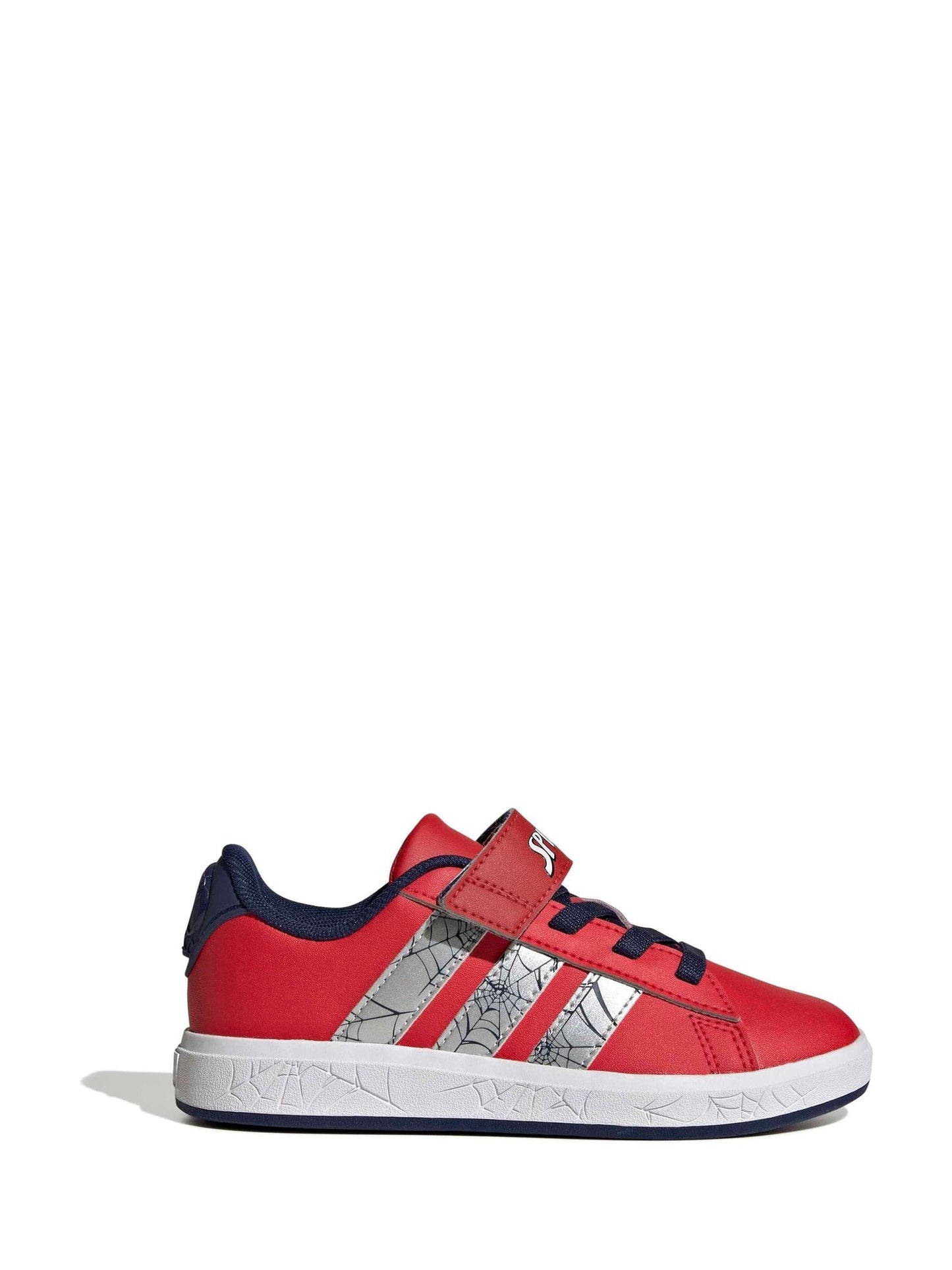 adidas Red Grand Court Spider-Man EL K Trainers image 1