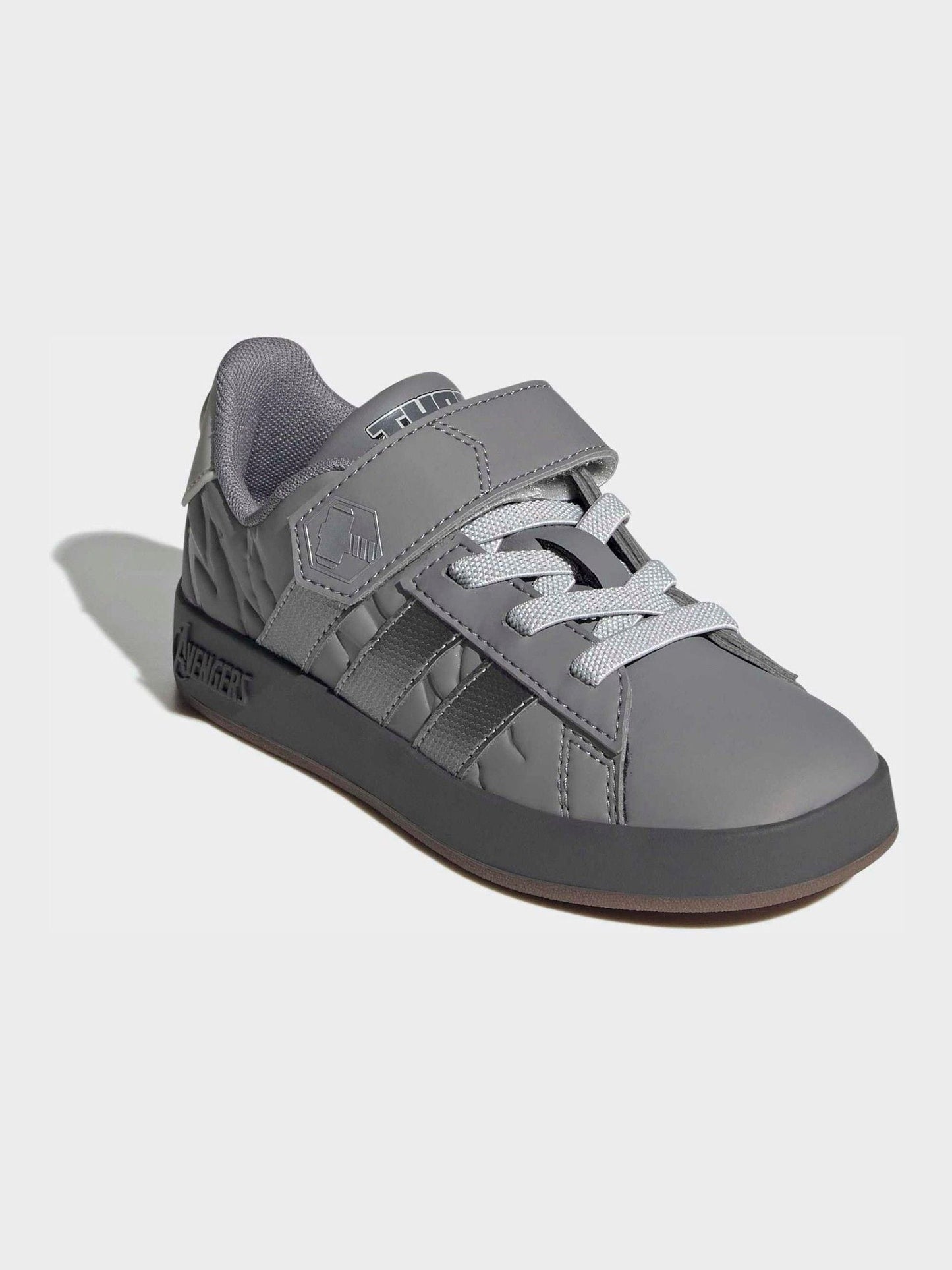 Dsiney Kidz - adidas Grey Grand Court Avengers EL K Trainers image 1