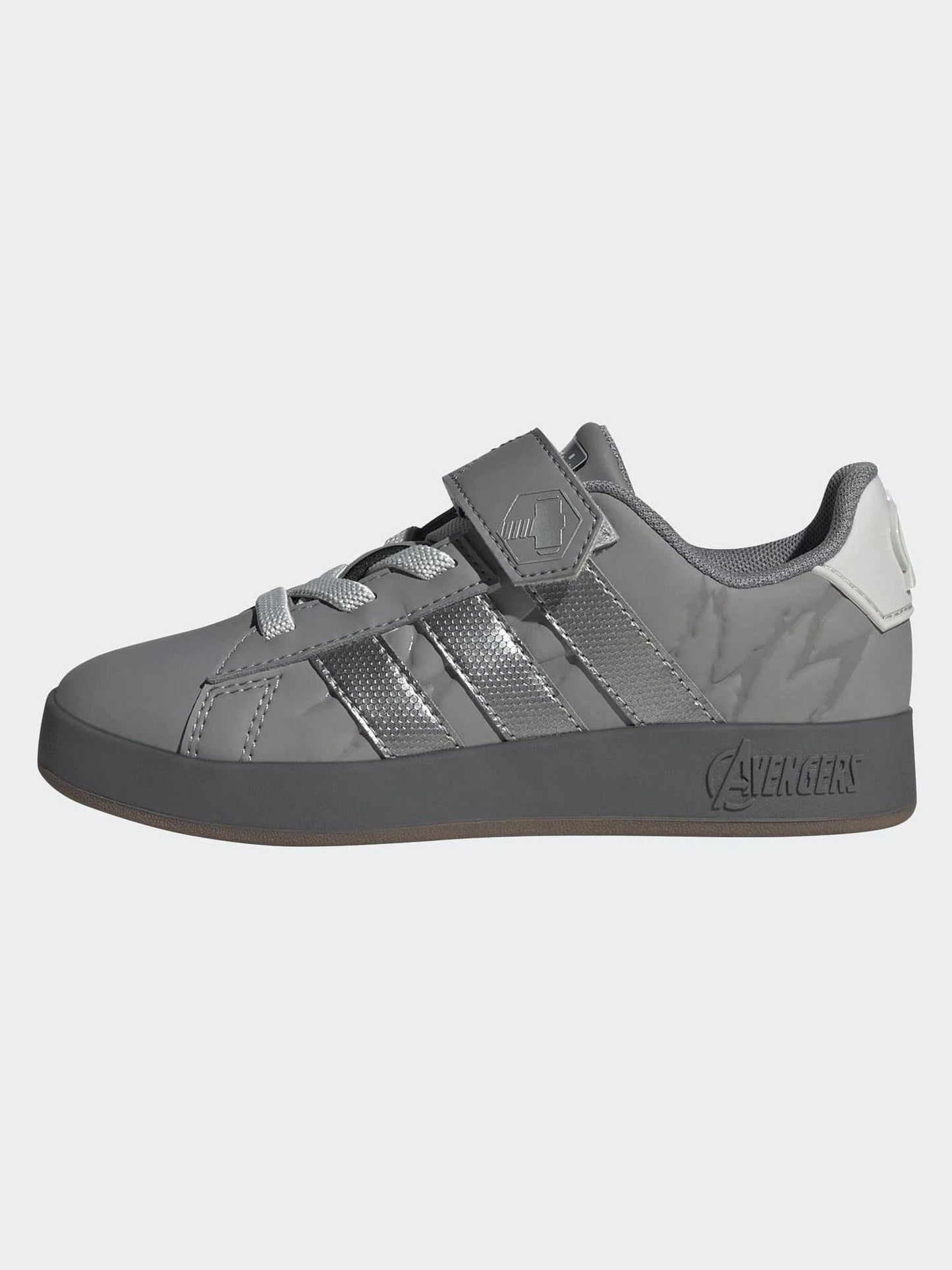 Dsiney Kidz - adidas Grey Grand Court Avengers EL K Trainers image 4